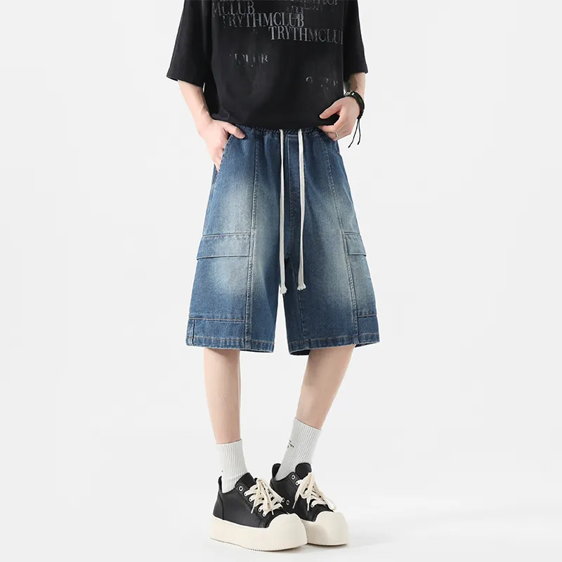 OPMO Denim Shorts Unisex-3