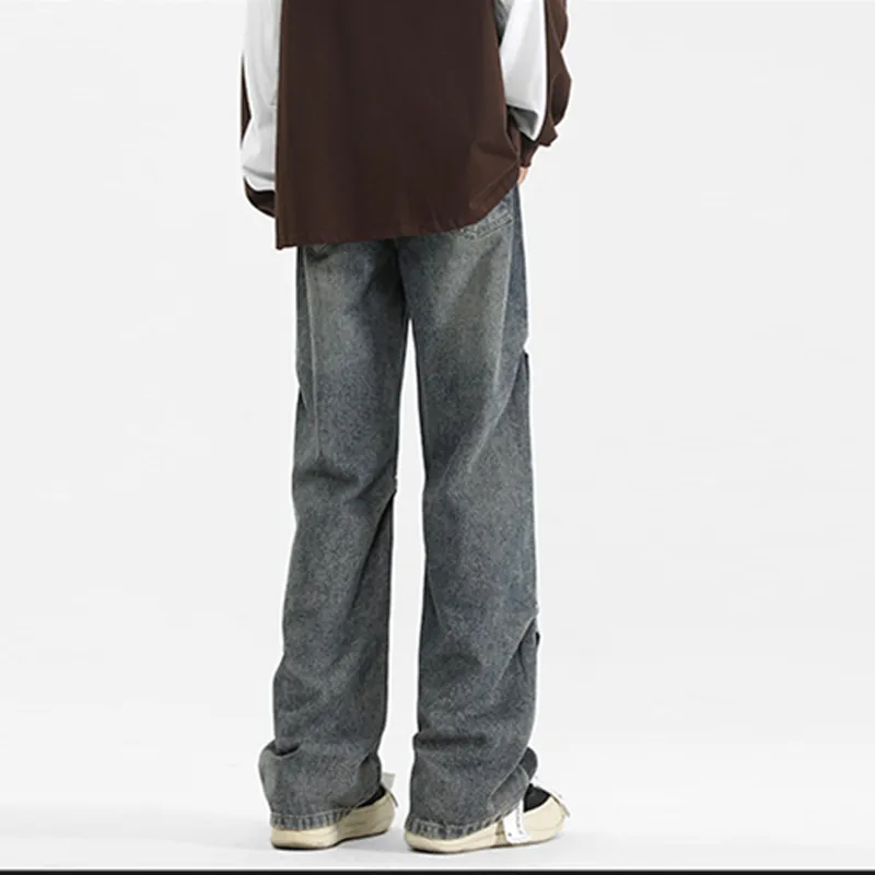 PAINT STAIN Jeans Unisex Dark Purple-59