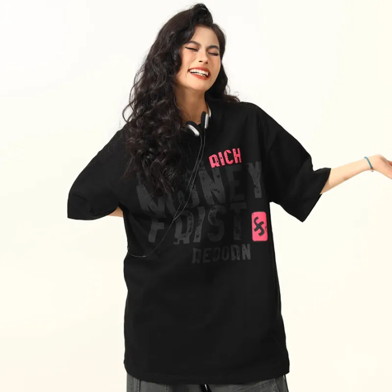 OPMO T Shirts Unisex Black-4