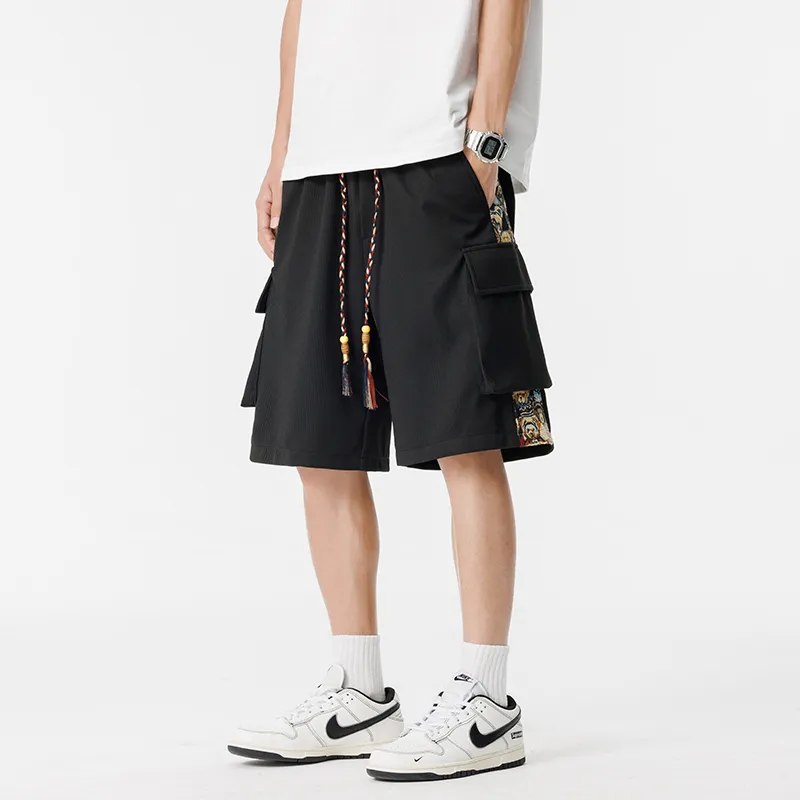 PAINT STAIN Casual Style Shorts Unisex-2