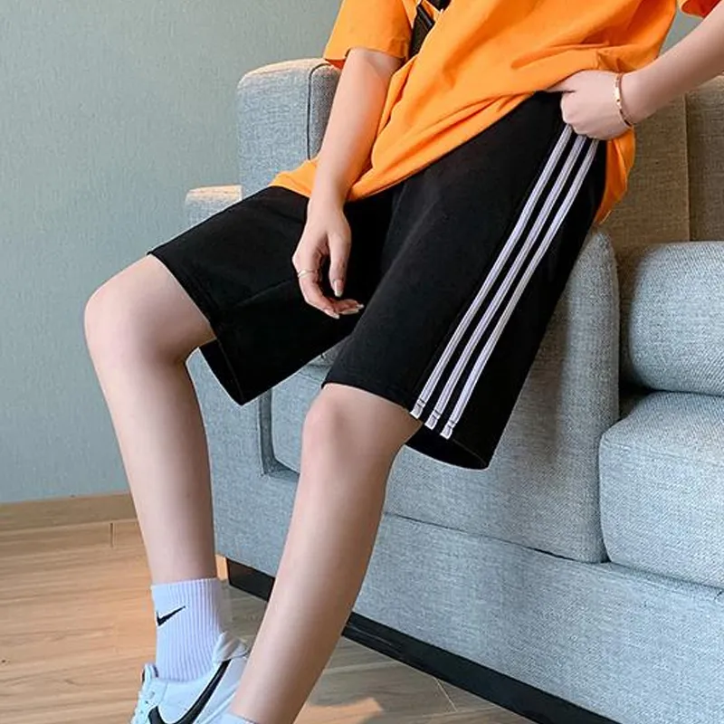 OPMO Casual Shorts Unisex Black-2