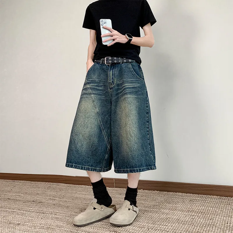 OPMO Denim Shorts Unisex-14