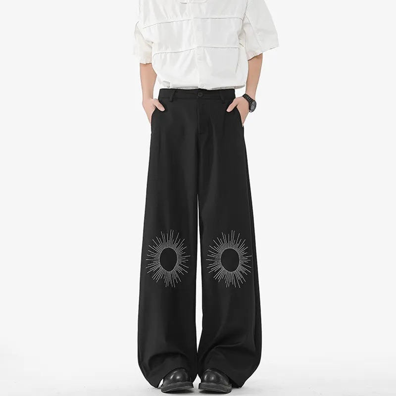 OPMO Casual Pants Unisex Black-3