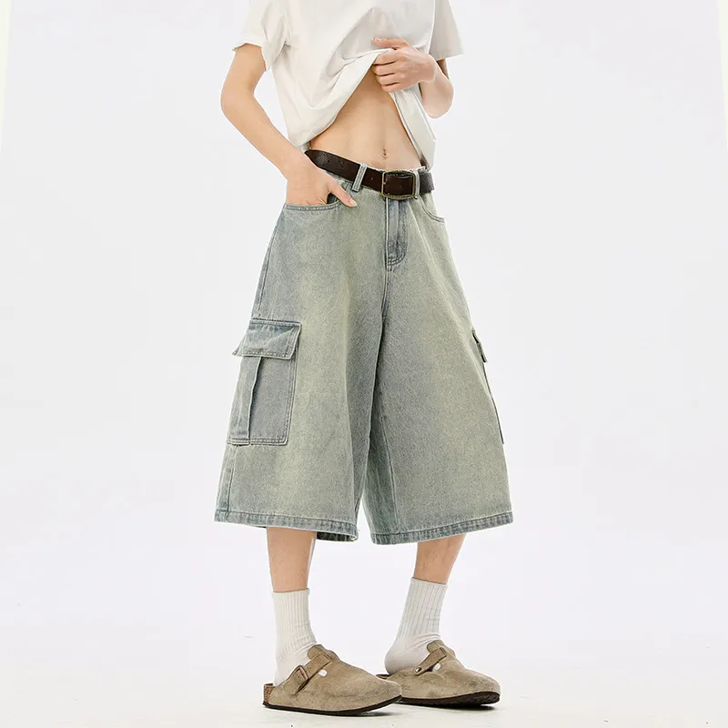 OPMO Denim Shorts Unisex-13