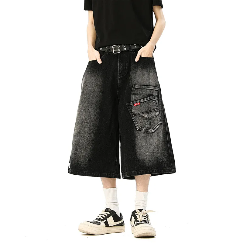 OPMO Denim Shorts Unisex-4