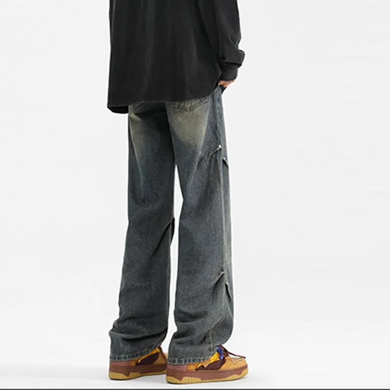 PAINT STAIN Jeans Unisex Dark Purple-192