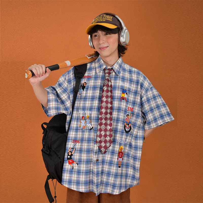 WELTER EXPERIMENT Fashion Shirt Unisex Blue Single Item-5