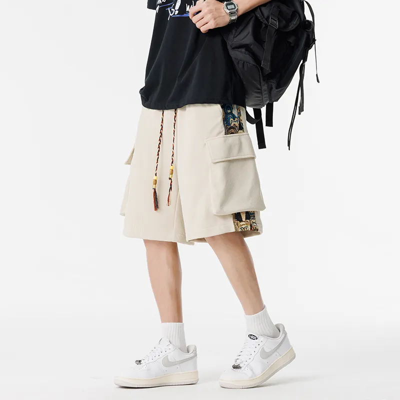 PAINT STAIN Casual Style Shorts Unisex-51