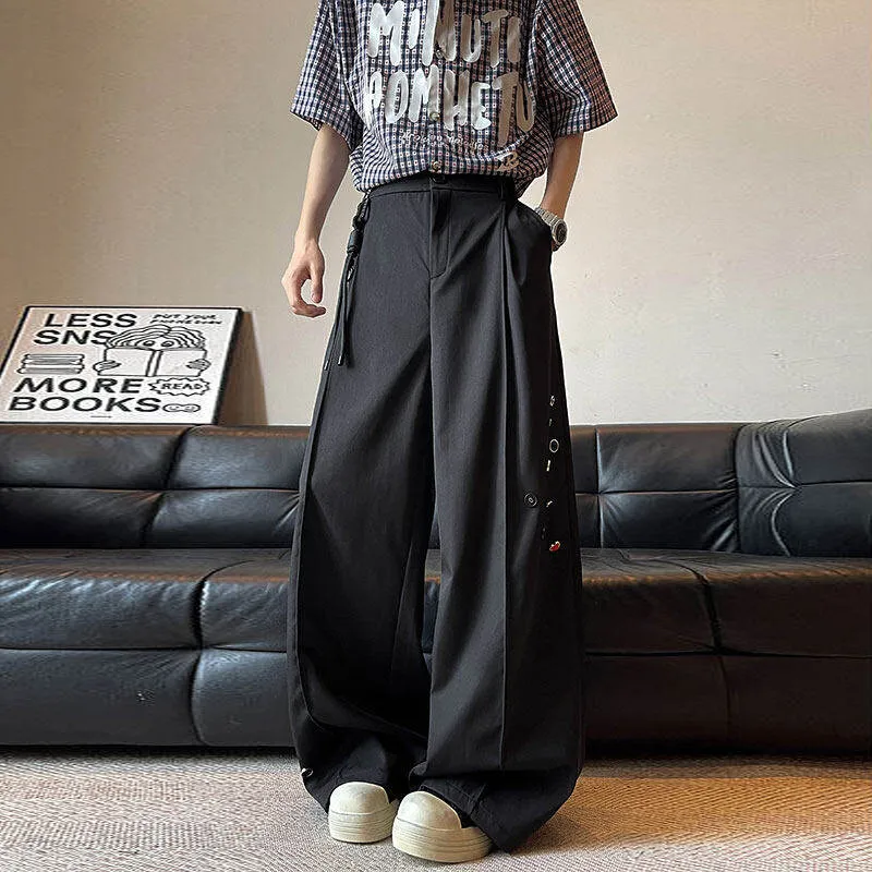 OPMO Casual Pants Unisex Black-1
