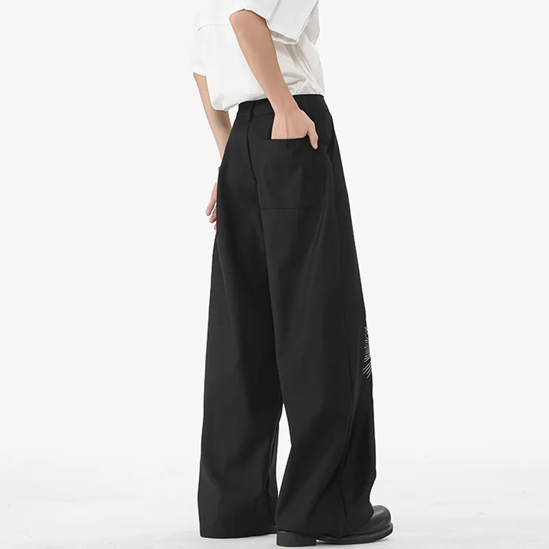 OPMO Casual Pants Unisex Black-6
