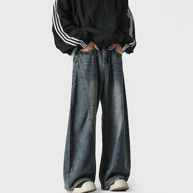 OPMO 2025 Spring Jeans Unisex Blue-3