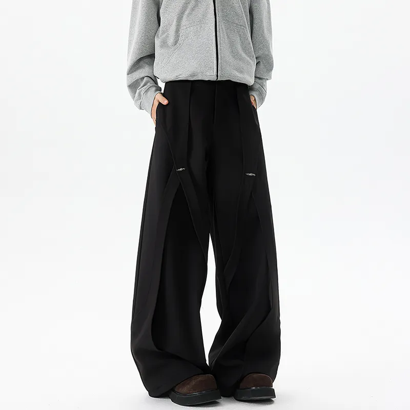 OPMO Casual Pants Unisex Black-4