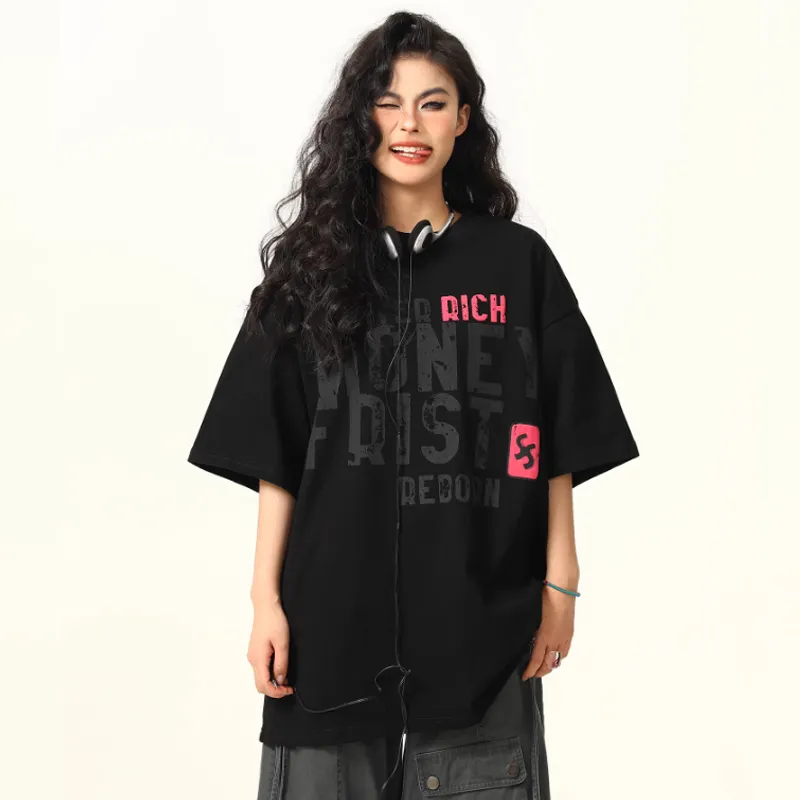 OPMO T Shirts Unisex Black-7