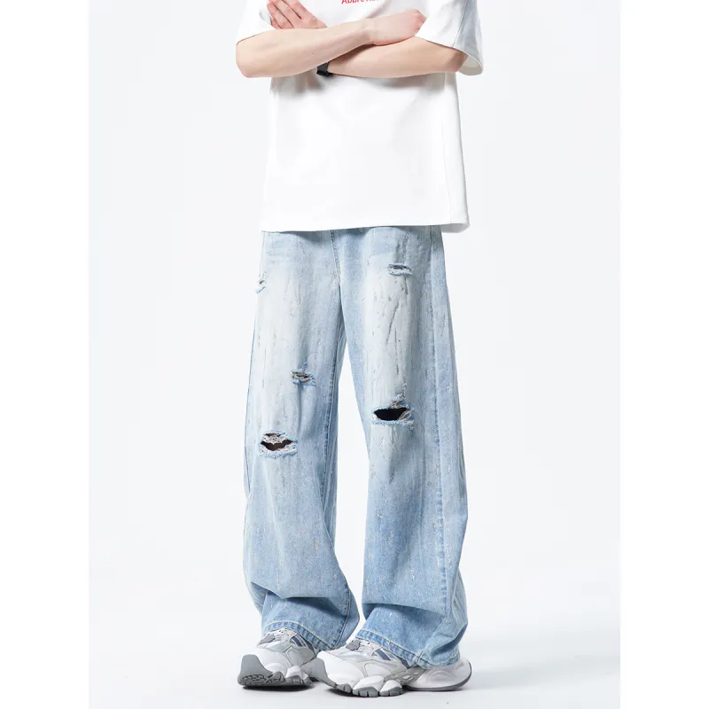 OPMO Jeans Unisex Light Blue-5