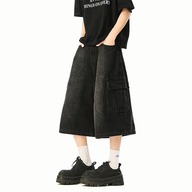 OPMO Denim Shorts Unisex-3