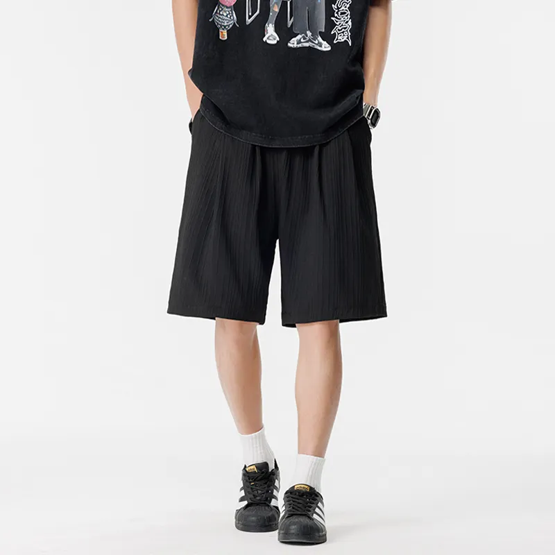 OPMO Casual Shorts Unisex Black-1