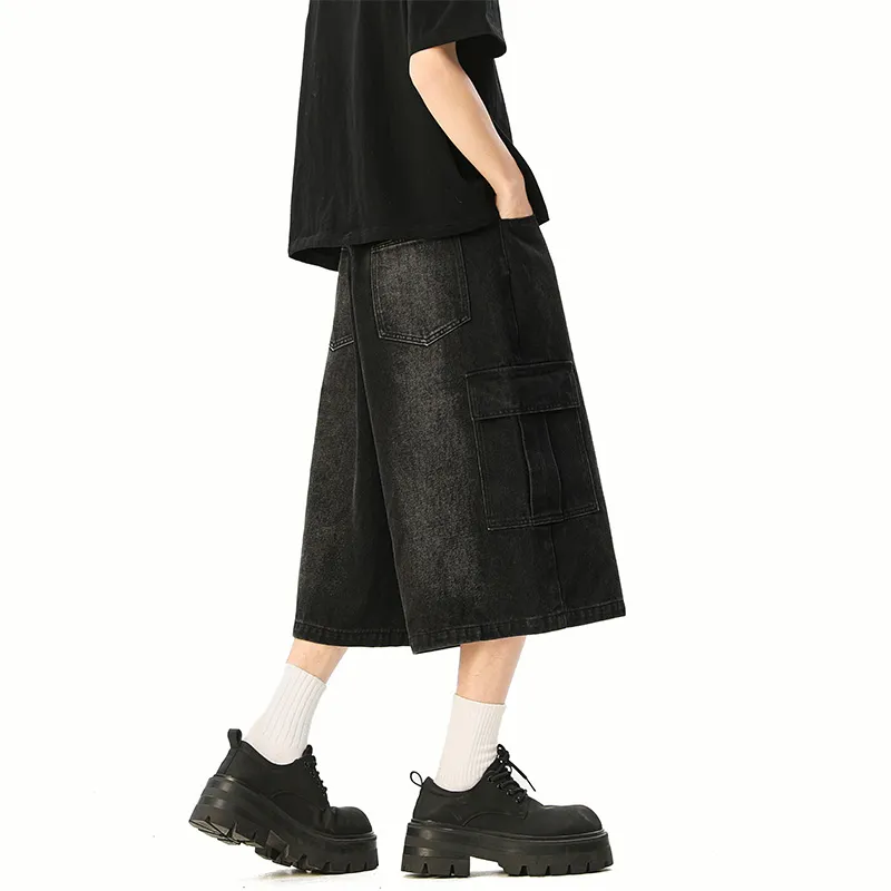 OPMO Denim Shorts Unisex-5