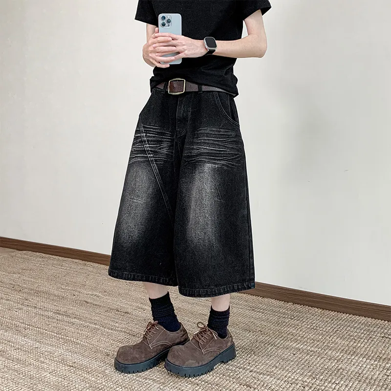 OPMO Denim Shorts Unisex-4