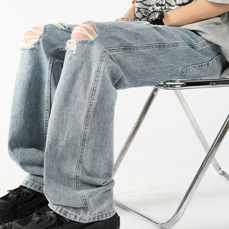 OPMO Jeans Unisex Light Blue[Belt Not Included]-6