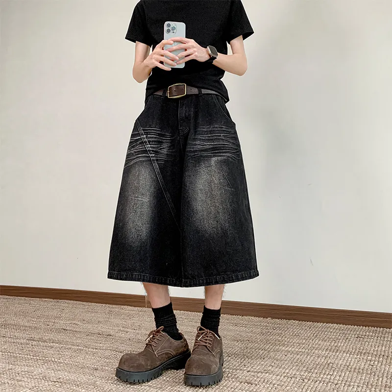 OPMO Denim Shorts Unisex-3