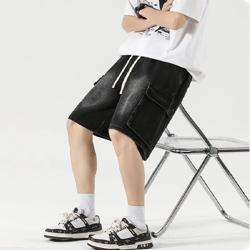 OPMO Denim Shorts Unisex-13