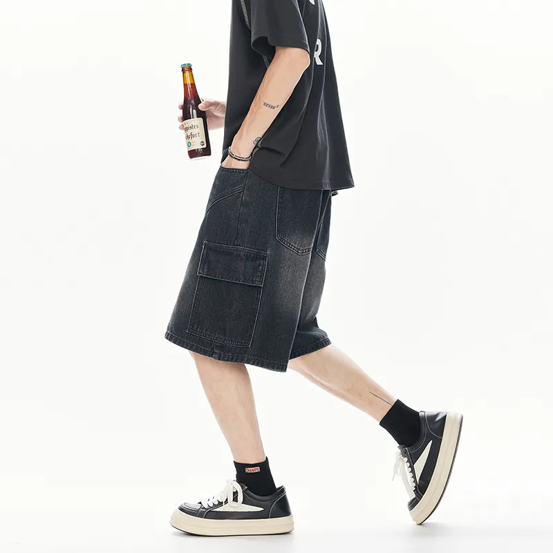 OPMO Denim Shorts Unisex-5