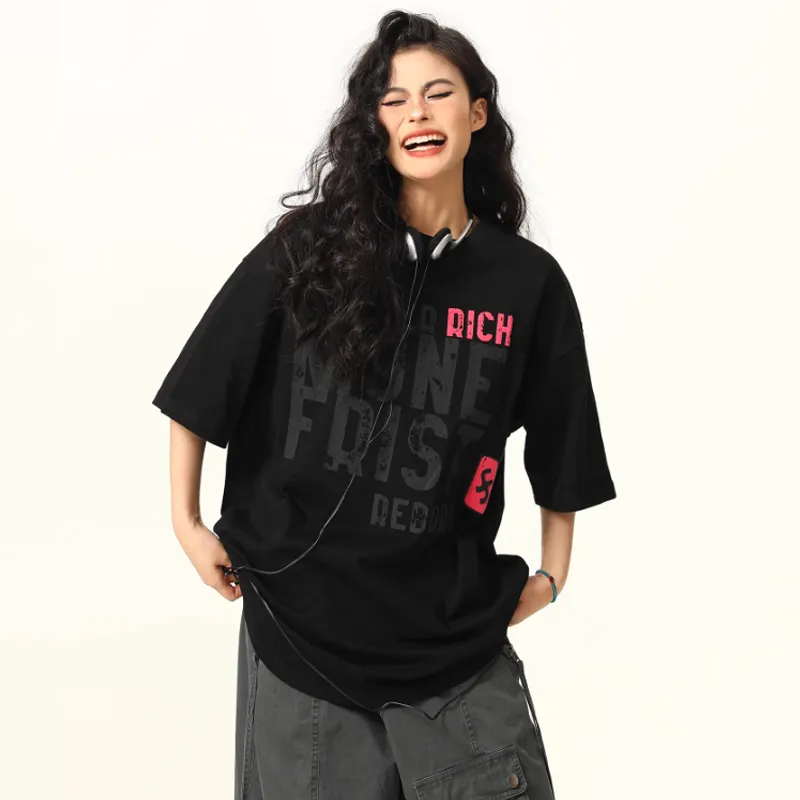 OPMO T Shirts Unisex Black-6