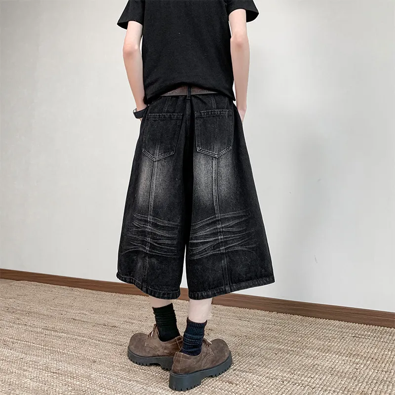 OPMO Denim Shorts Unisex-5