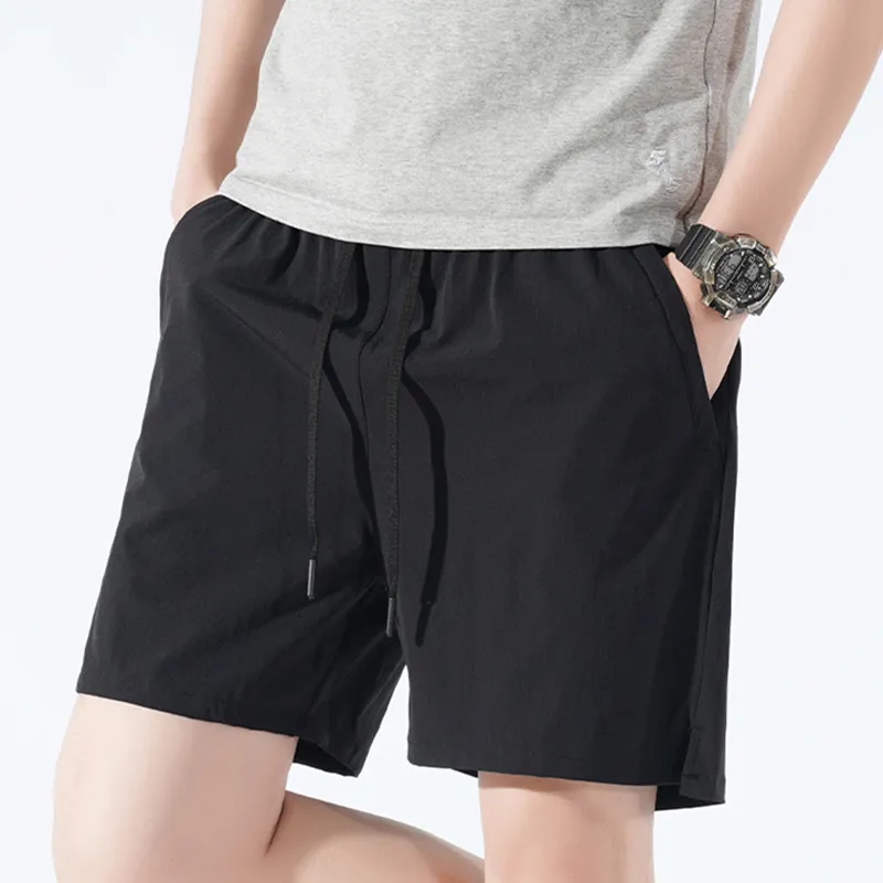 OPMO Casual Shorts Unisex Black-3