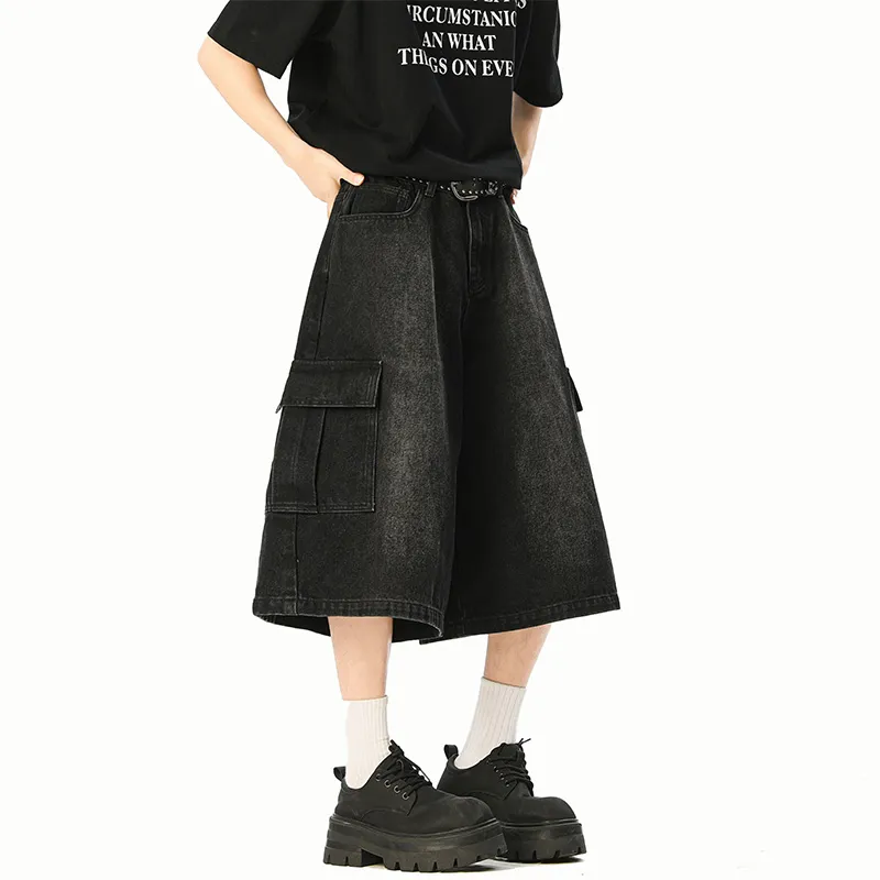 OPMO Denim Shorts Unisex-4