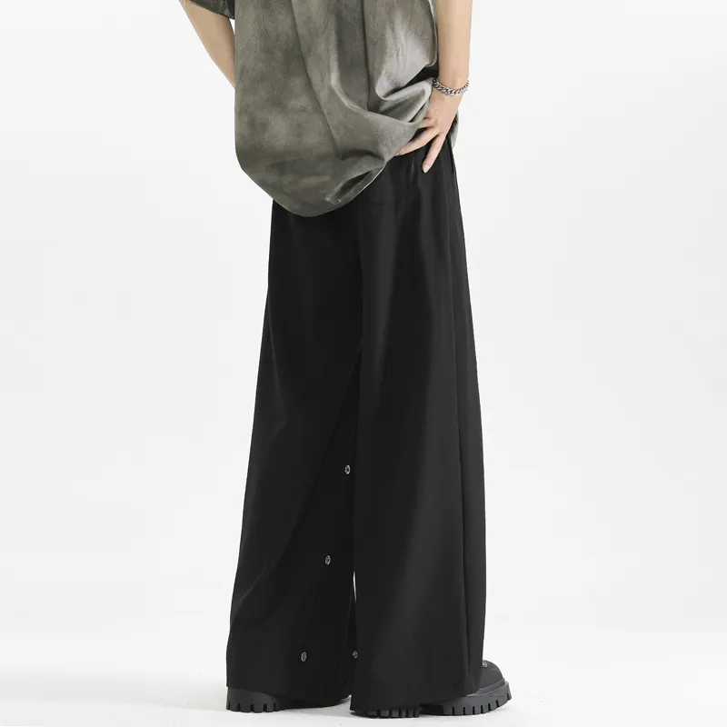 OPMO Suit Trousers Unisex Black-3