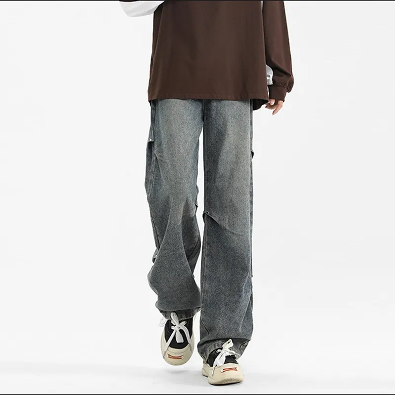 PAINT STAIN Jeans Unisex Dark Purple-58