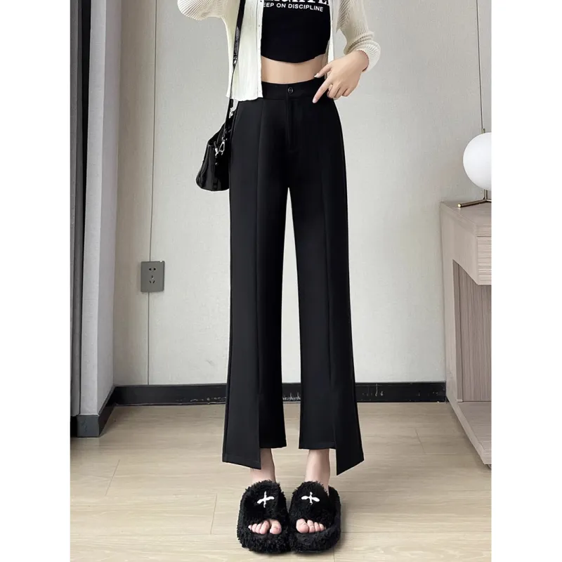 YEARNED Suit Trousers Women's Black-1