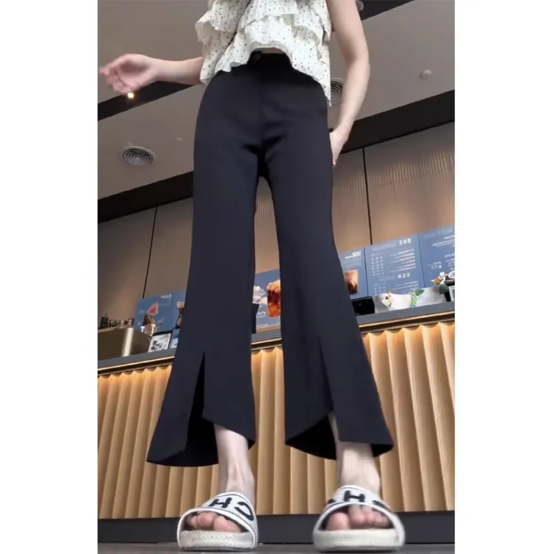 YEARNED Suit Trousers Women's Black-1