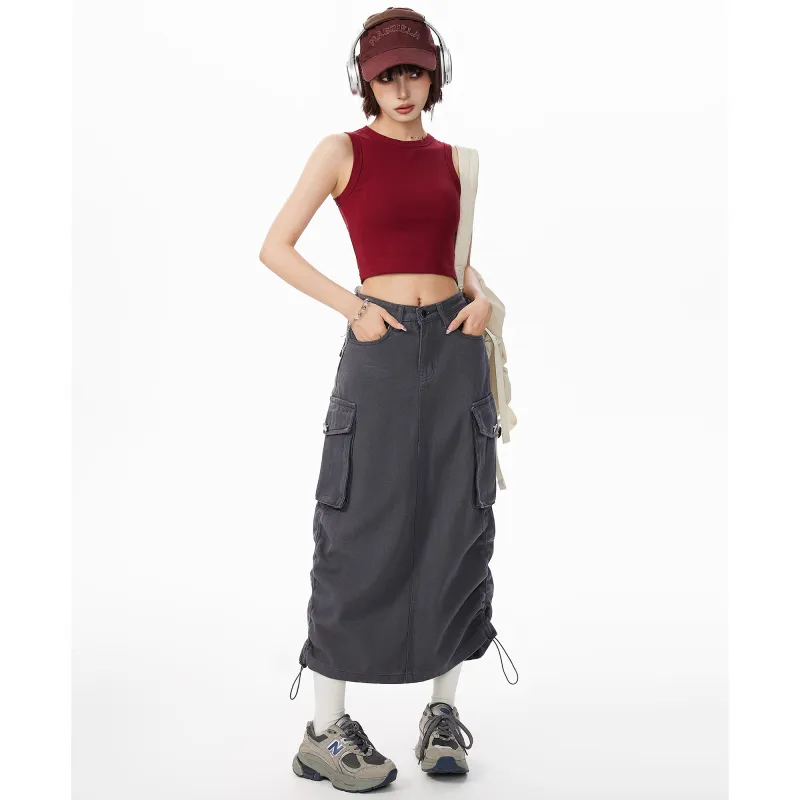 YEARNED Tank Top Women's Burgundy-1