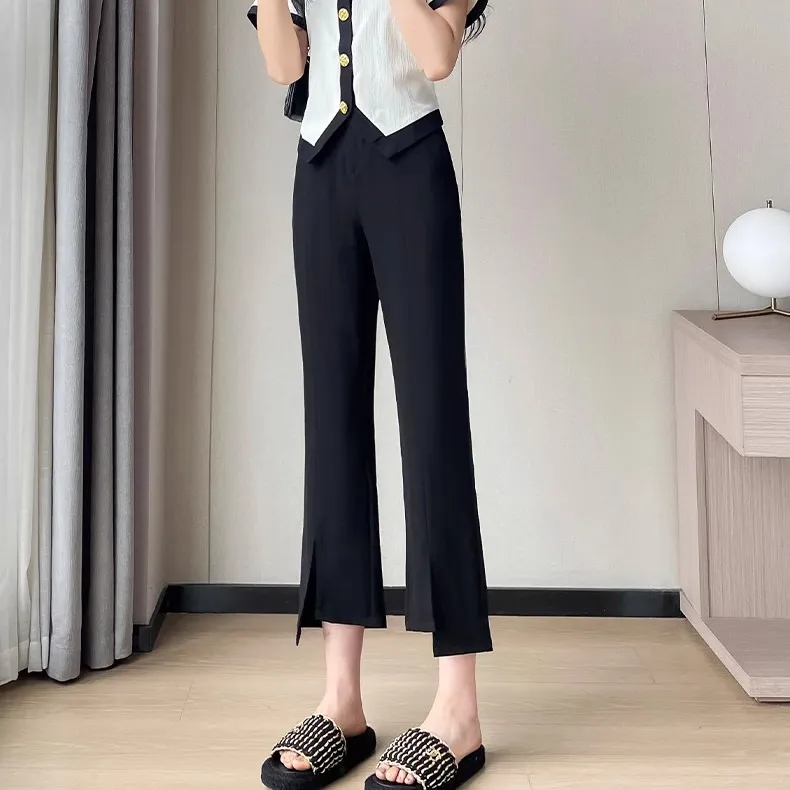 YEARNED Suit Trousers Women's Black-4