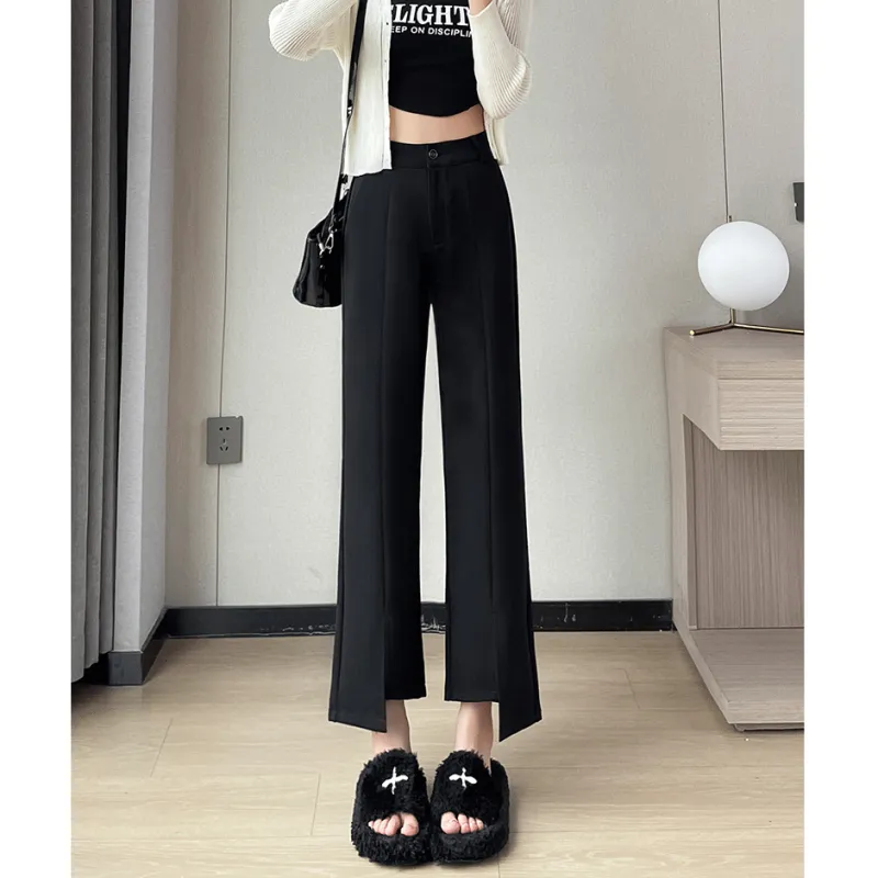 YEARNED Suit Trousers Women's Black-4