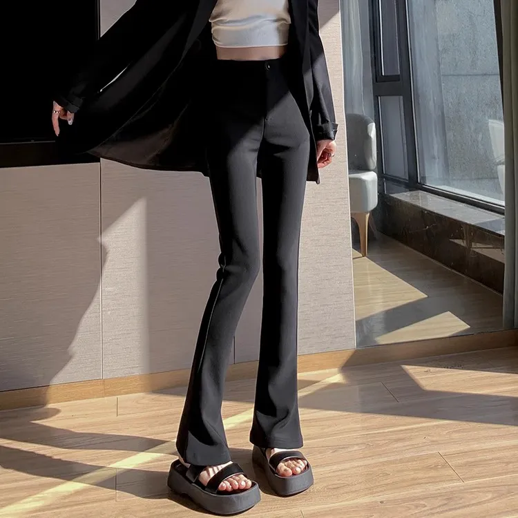 YEARNED Suit Trousers Women's Black-4