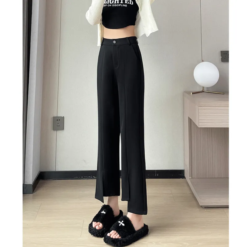 YEARNED Suit Trousers Women's Black-5