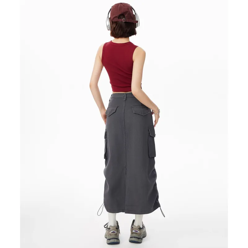 YEARNED Tank Top Women's Burgundy-3