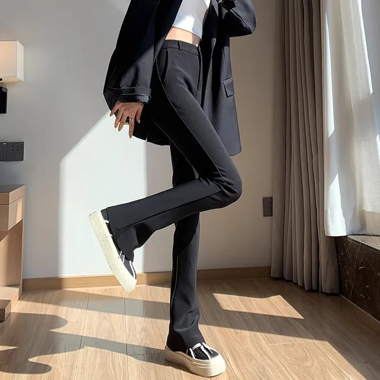 YEARNED Suit Trousers Women's Black-1