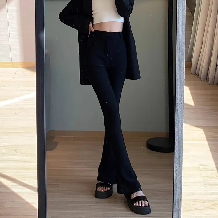 YEARNED Suit Trousers Women's Black-2