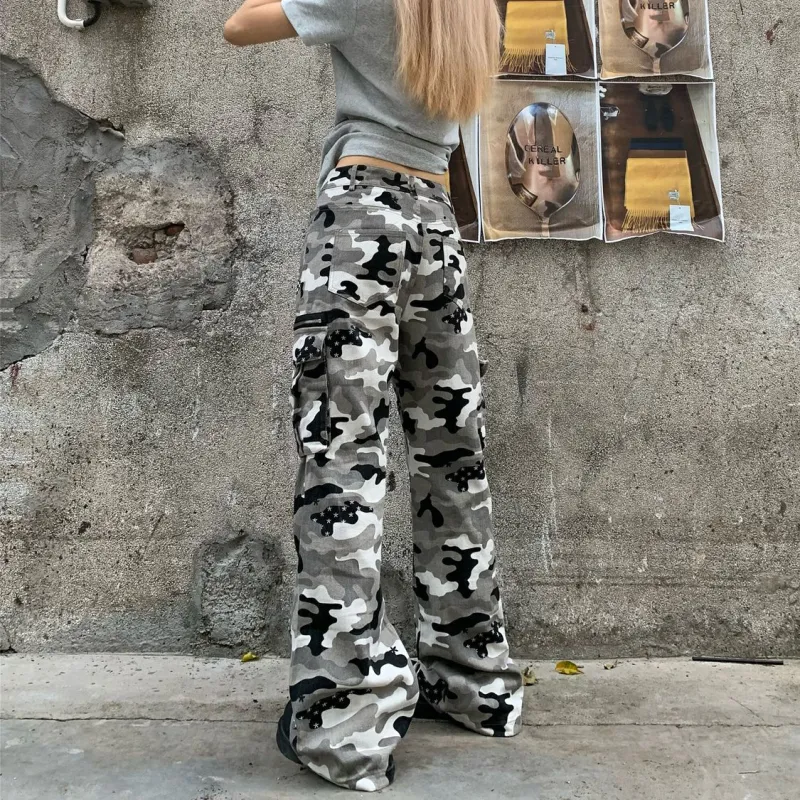 YEARNED Cargo Pants Women's Camouflage-4