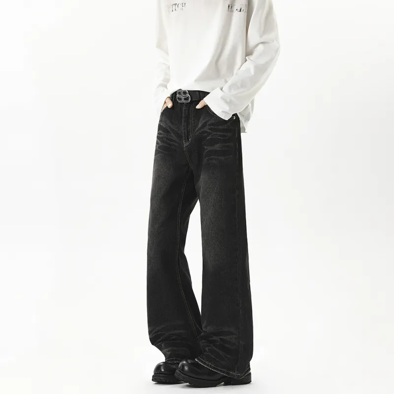 TAIKONGBEAR Jeans Unisex Black-1