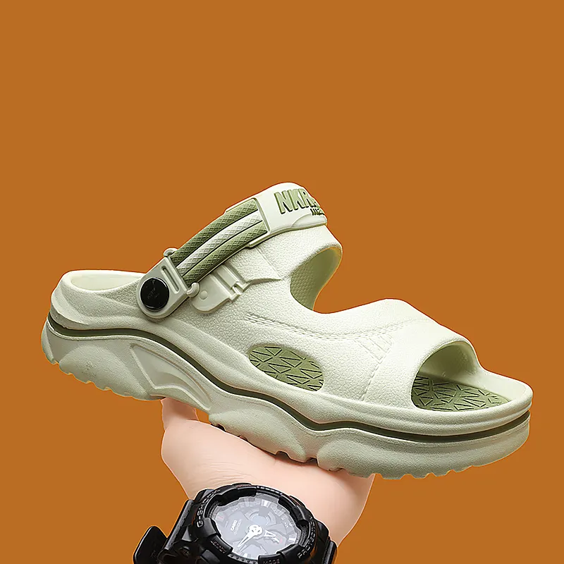 FCMM Beach Sandals Men Black Orange/Green/White Blue/Khaki Brown-12