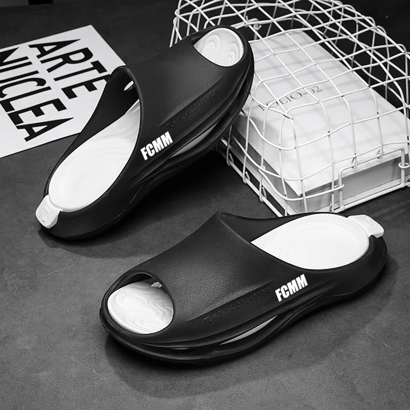 FCMM EVA Cut Out Slip Resistant Abrasion Resistant Slide Slippers Unisex-14