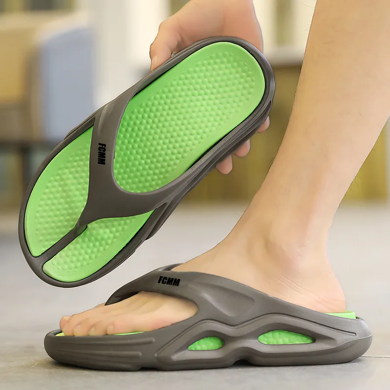 FCMM EVA Odor Resistant Abrasion Resistant Slip Resistant Flip Flops Men's-12