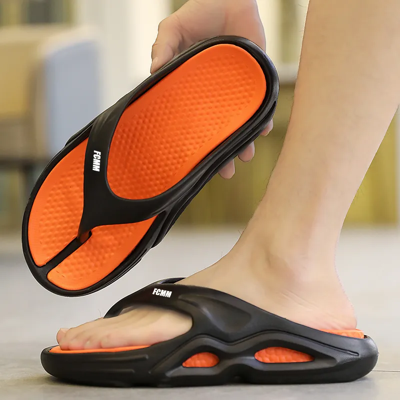 FCMM EVA Odor Resistant Abrasion Resistant Slip Resistant Flip Flops Men's-2