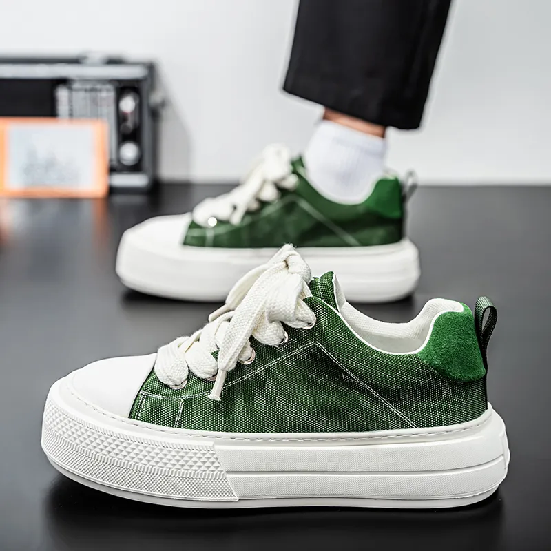 FCMM Anti Slip Wear Resistant Low Top Canvas Shoes Men's-5