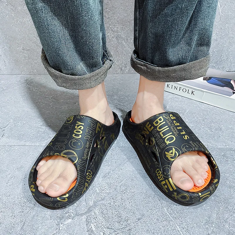 FCMM EVA Cut Out Slip Resistant Odor Resistant Abrasion Resistant Slide Slippers Men's-11